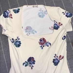 Never Worn Free People Square Neck Bodysuit